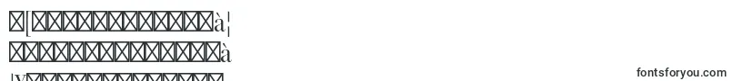 フォントKeplerstdScndisp – ベンガル文字